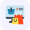 Ecommerce: A diverse array of e-commerce development services showcased, including website design, mobile app development, payment integration, and customer support.